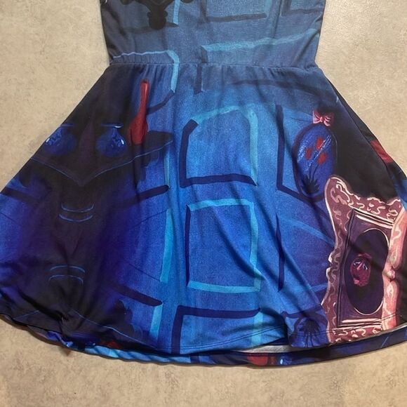 Disney Alice in Wonderland Stretch Knit Dress Sz M - Picture 7 of 10